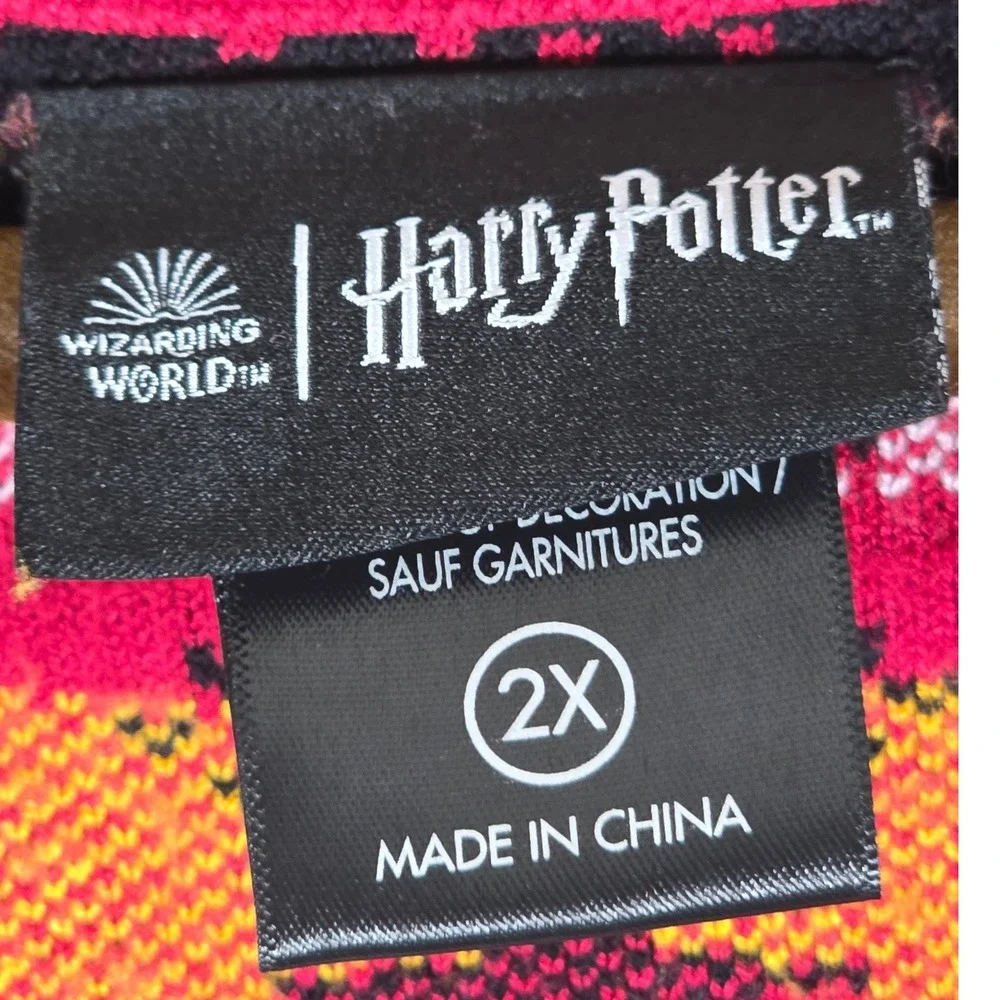 Harry Potter Dobby Santa Hat Holiday Sweater BoxLunch Exclusive Size 2X‎